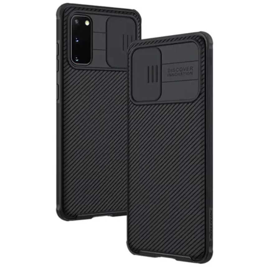 

Чехол со шторкой для камеры Nillkin CamShield Pro для Samsung S20, Черный