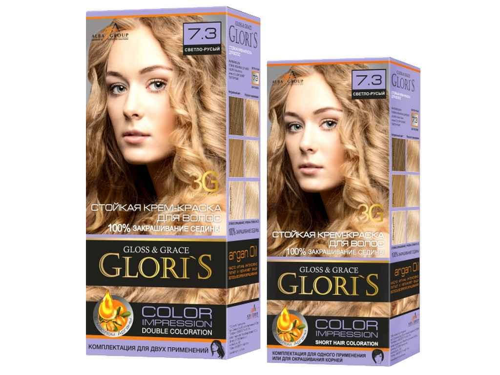 

Крем-фарба д/волосся (1го застосування) 8.1 Карамельний блонд ТМ Gloris