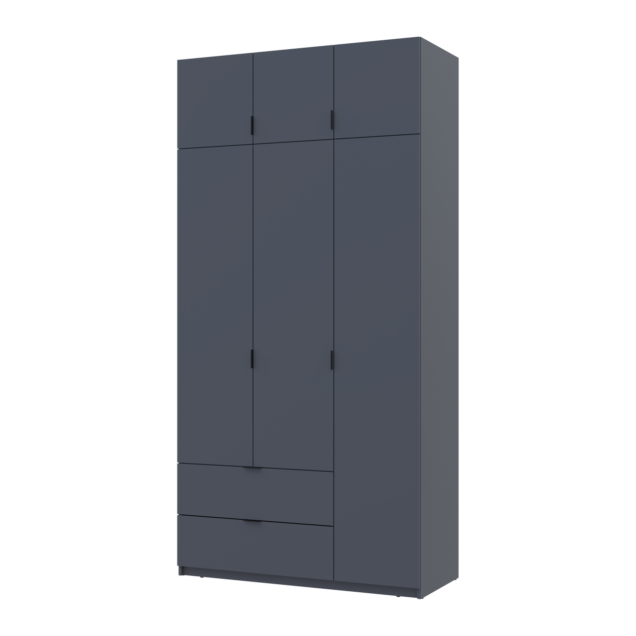 Розпашна Шафа для одягу Doros Лукас Графит 3ДСП 120х50х240 (80737797) 5