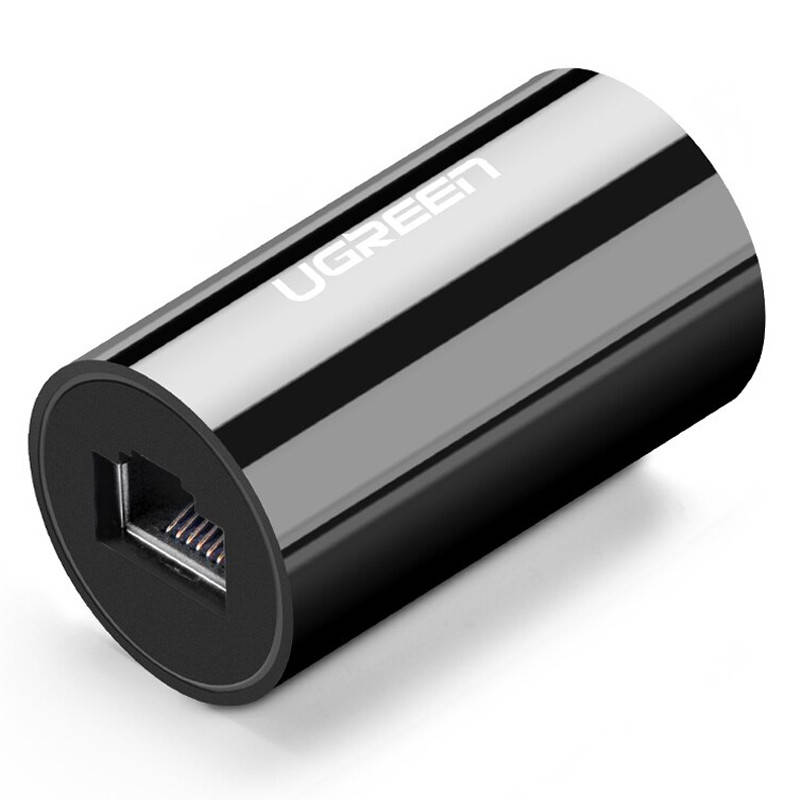 

Защитный Ethernet-адаптер от грозы Ugreen RJ45 NW116 30837 (Черный)