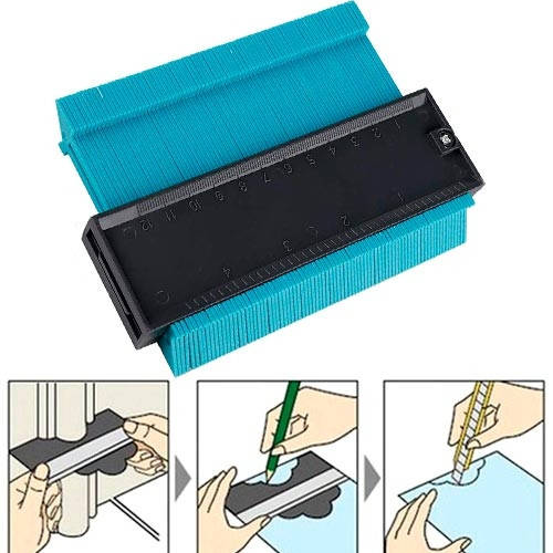 

Шаблон для измерения очертаний 12см Контур для укладки ламината