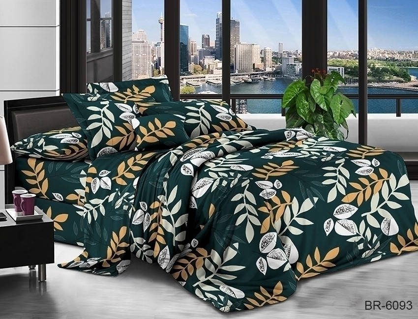 

Постельное белье полуторное поликоттон BR6093 TM TAG