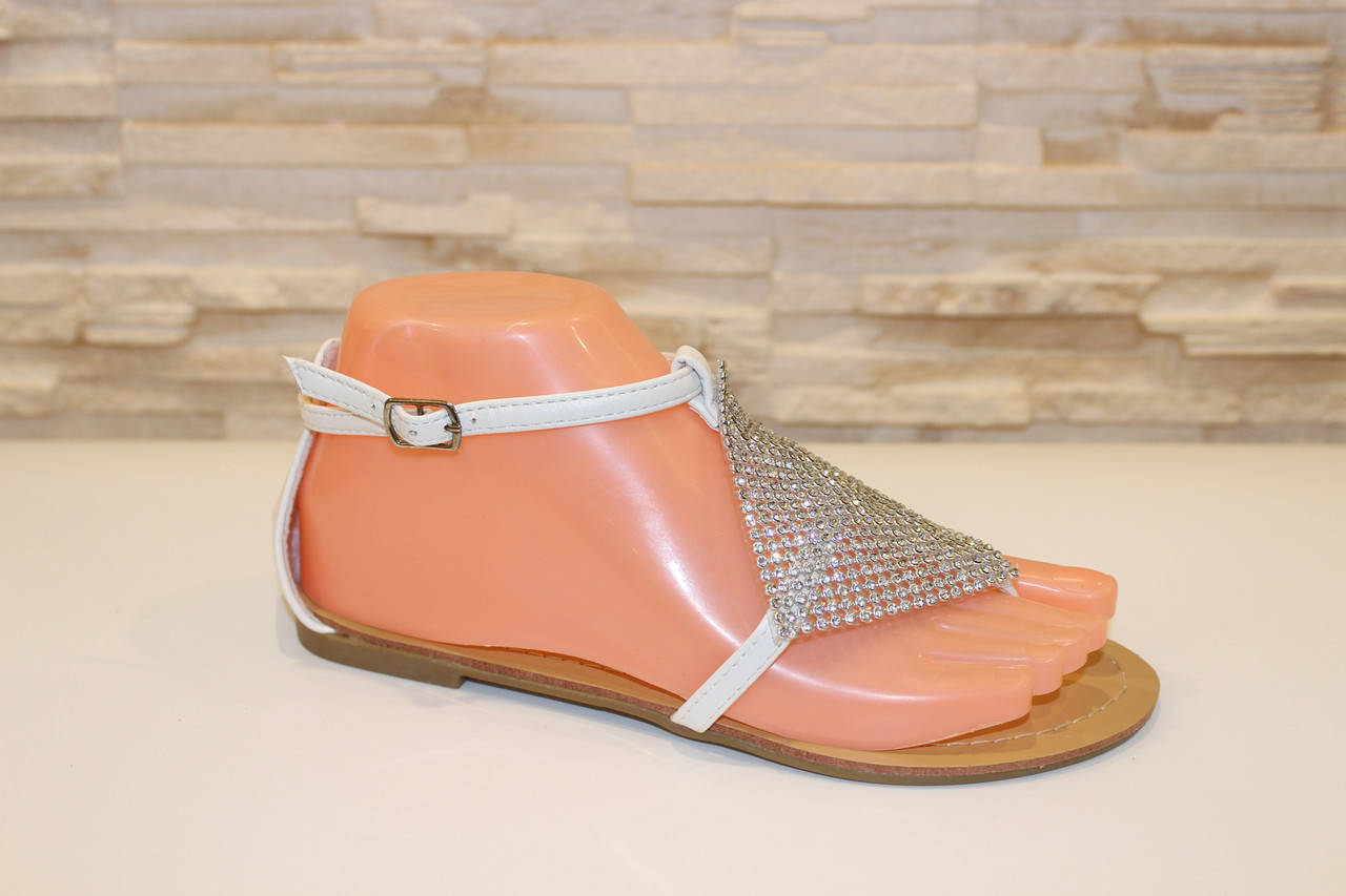 

Босоножки женские белые Б471