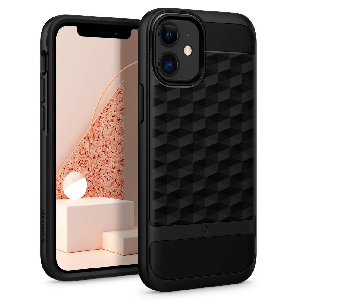 

Чехол Caseology Parallax для iPhone 12 Mini Matte Black (ACS01762), Черный