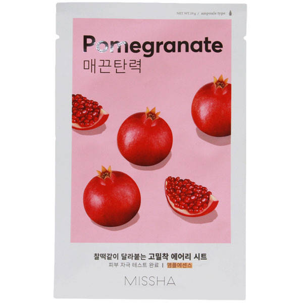 

Тканевая маска с экстрактом граната Missha Airy Fit Sheet Mask Pomegranate 19g