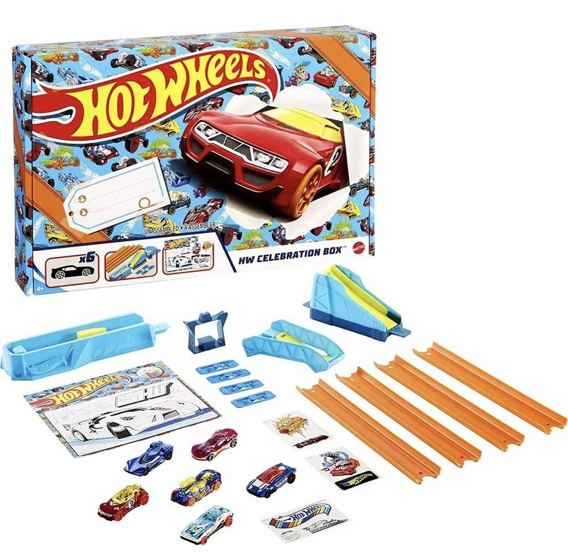 

Подарочный набор Hot Wheels Celebration Box от Хот Вилс
