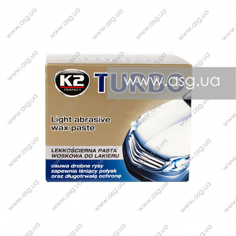 

Паста полировочная восковая для кузова К2 Tempo Turbo 250гр, К2 Tempo К004