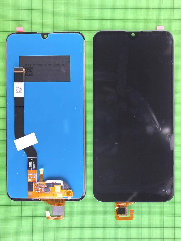 

Дисплей Huawei Y7 2019 з сенсором, чорний self-welded, Черный