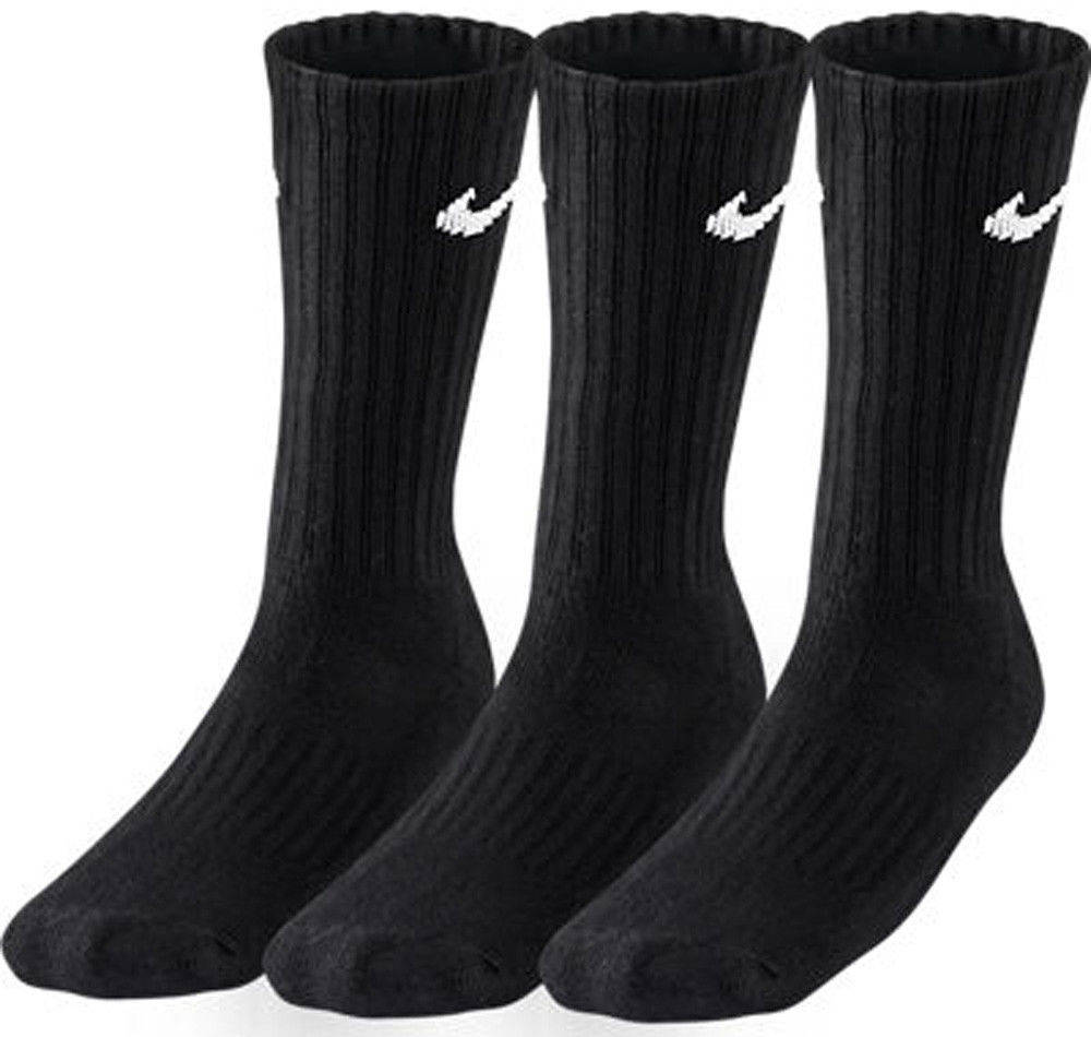 

Спортивные носки Nike 3PPK Value Cotton SX4508-001 Черный M (38-42)