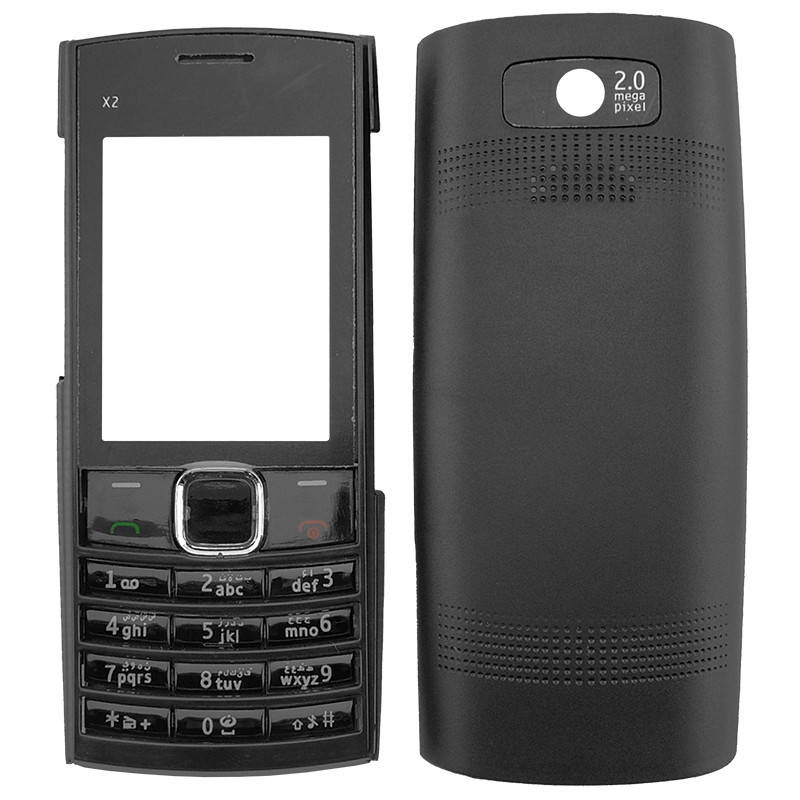 

Корпус китай Nokia X2-02 черный с английской клавиатурой