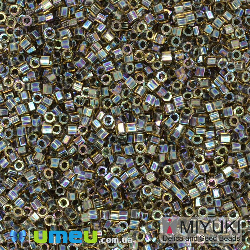 

Бисер японский Miyuki Delica Cut 11/0 DBC0089, Коричневый АВ, 3 г (BIS-040107)