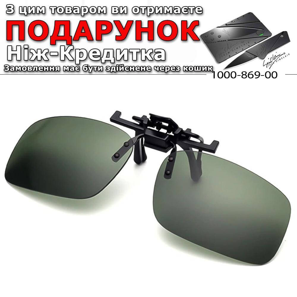 

Солнцезащитная клипса на очки для водителей Night Vision Черный
