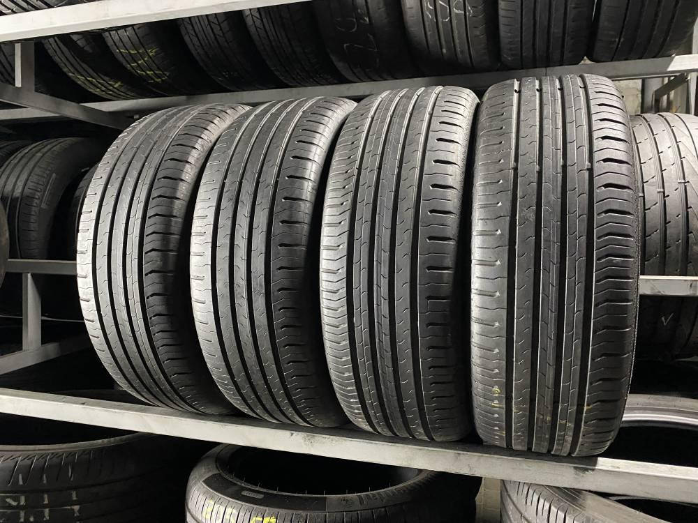 

Лето 205/55/R16 7мм 2018г Continental Conti Eco Contact 5 4шт шины бу б у покрышки резина летняя