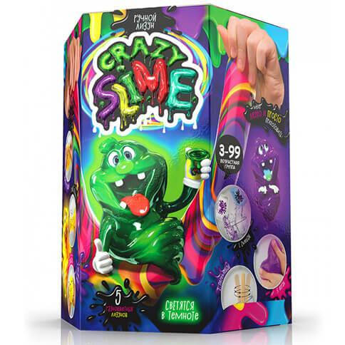 

Безпечний освітній набір для проведення дослідів "Crazy Slime" укр