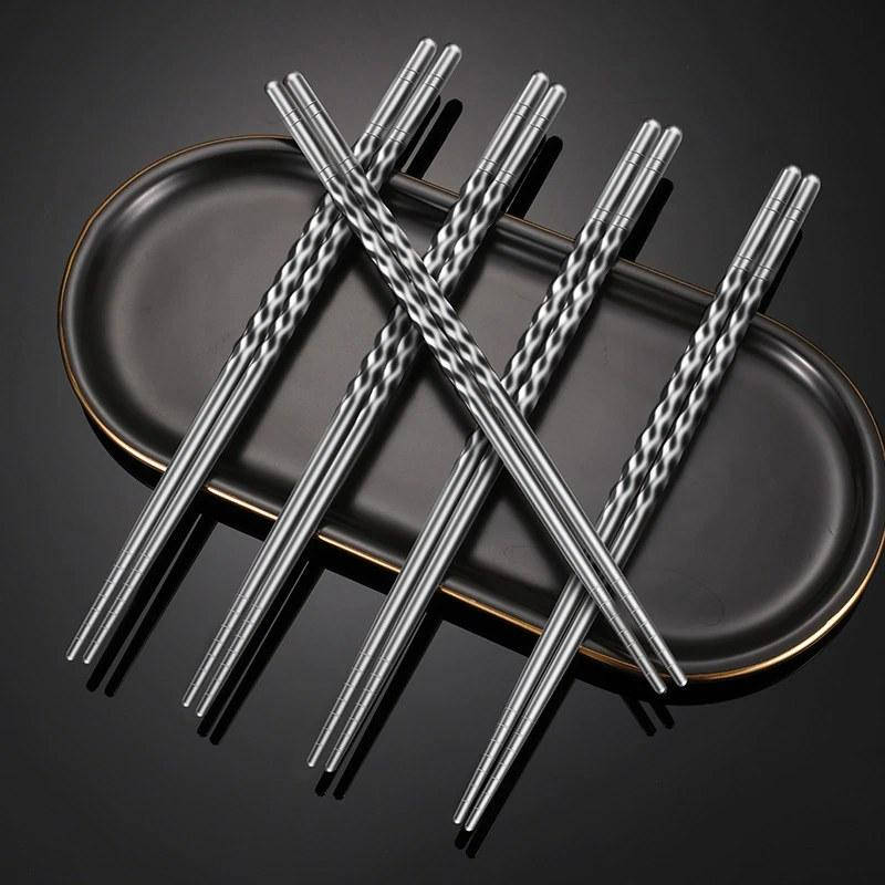 

Металлические палочки для еды Спиральные 22.5 см