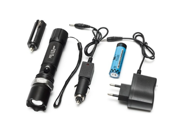 

Ліхтар тактичний з Zoom лінзою Police BL-8626 тактический фонарь, Черный