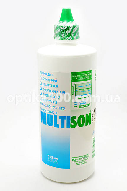 

Раствор для контактных линз Multison 375 мл