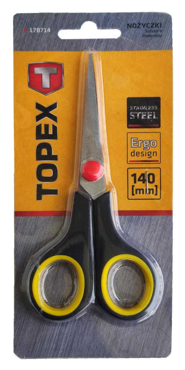 

Ножиці господарські 140 мм "Topex"
