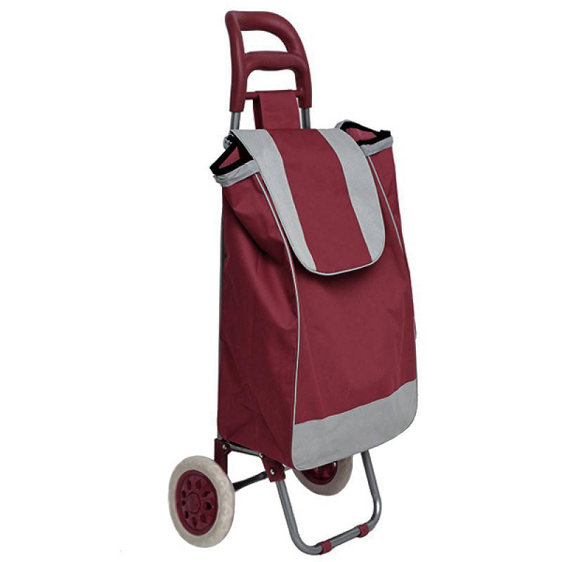 

Тачка сумка с колесиками кравчучка E00317 Vin 95 см, бордовая, Бордовый