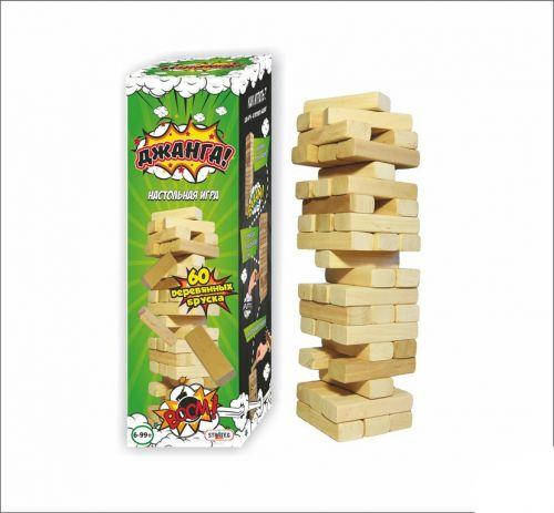 

Игра Дженга, Падающая башня, 60 брусков, Игра дженга