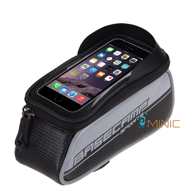 

Велосипедная сумка BaseCamp BC-302 на раму для смартфонов до 5.5" M до 5.5", Серебристый