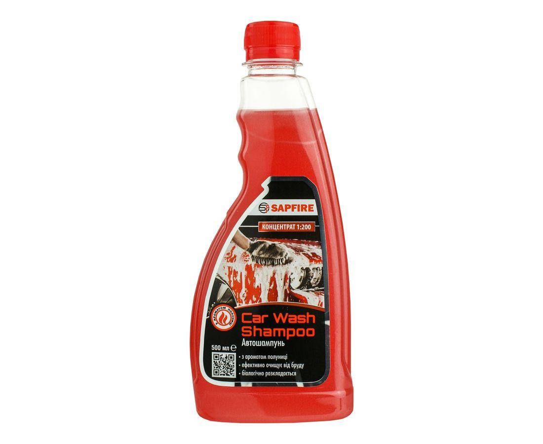 

Автошампунь с ароматом клубники SAPFIRE Car Wash Shampoo, 500 мл