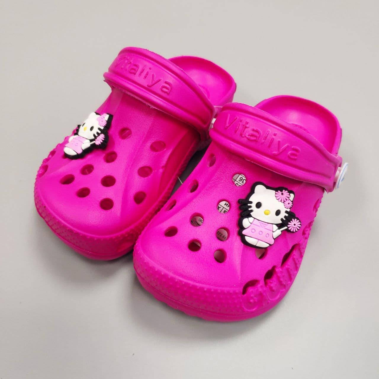 

Кроксы для девочки Vitaliya 563 Кiti Розовый