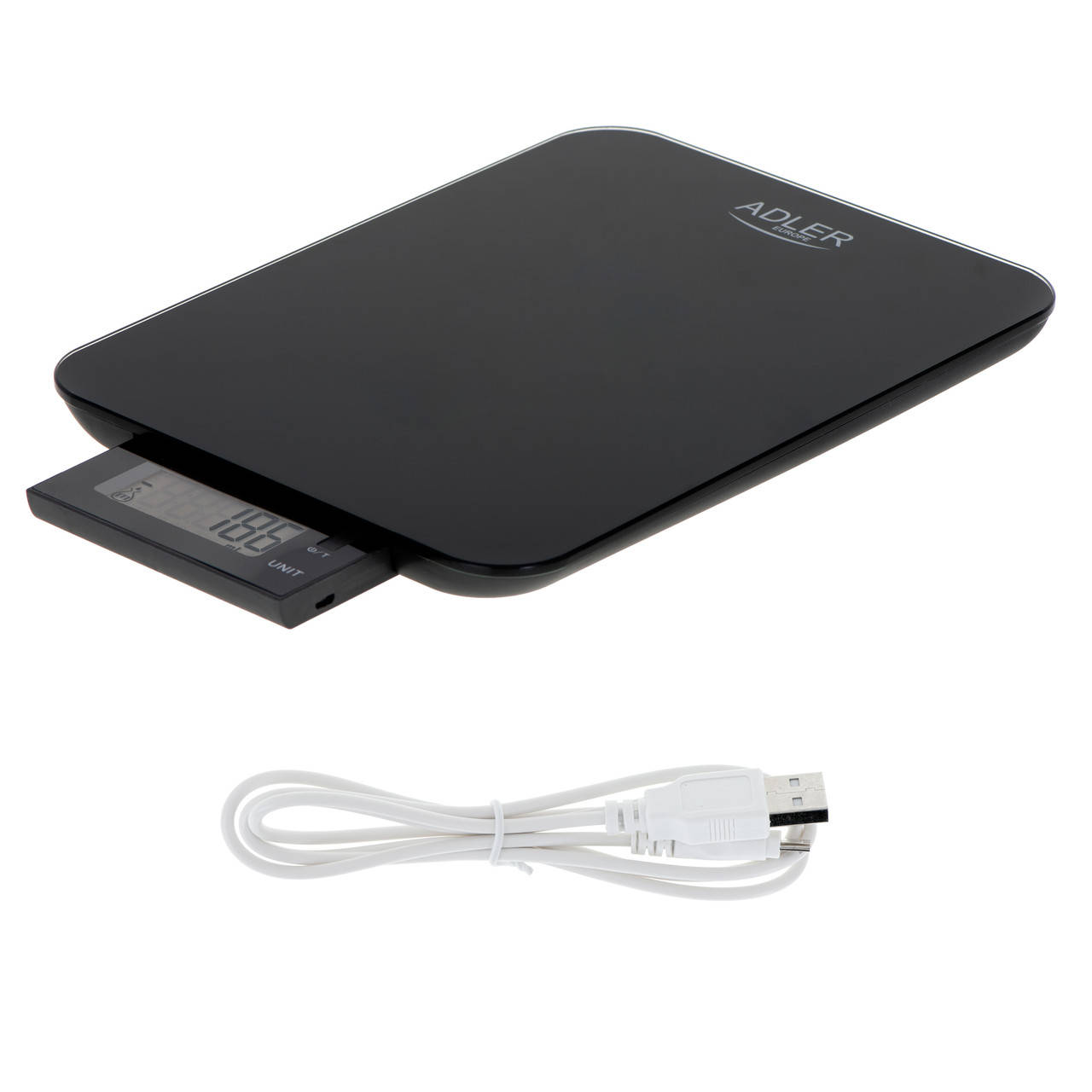

Весы кухонные электронные Adler AD 3167 Black USB