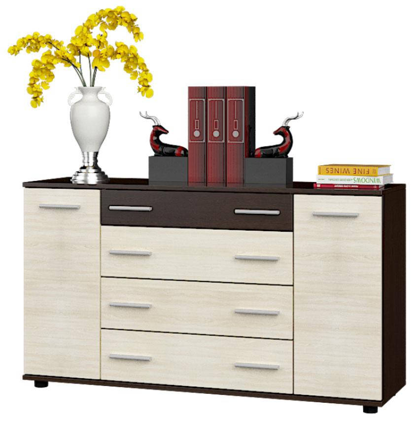 

Комод Марк венге Эверест 130х38х73 см.