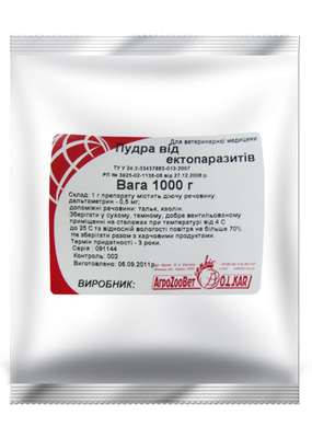 

Пудра от эктопаразитов 1кг