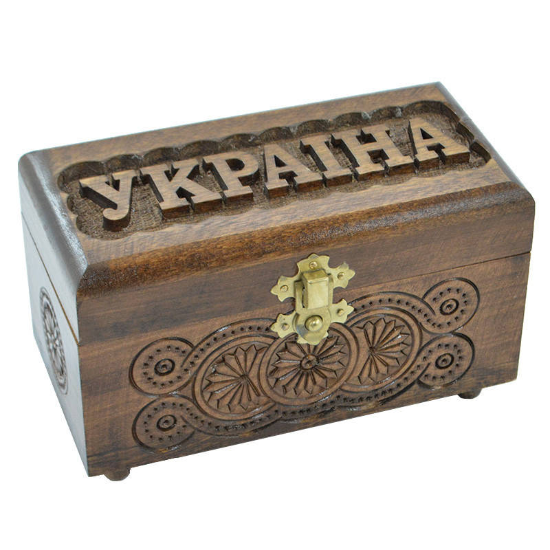 

Шкатулка резная "Ukraine" - "Украина" - "Україна" 18