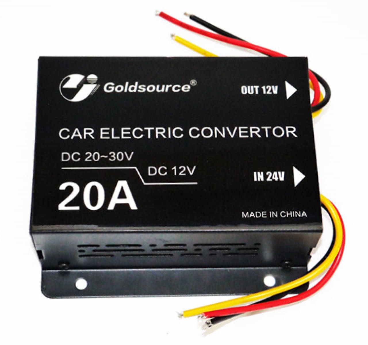 

Автомобильный преобразователь напряжения 24В в 12В 20А инвертор для грузовиков и фур