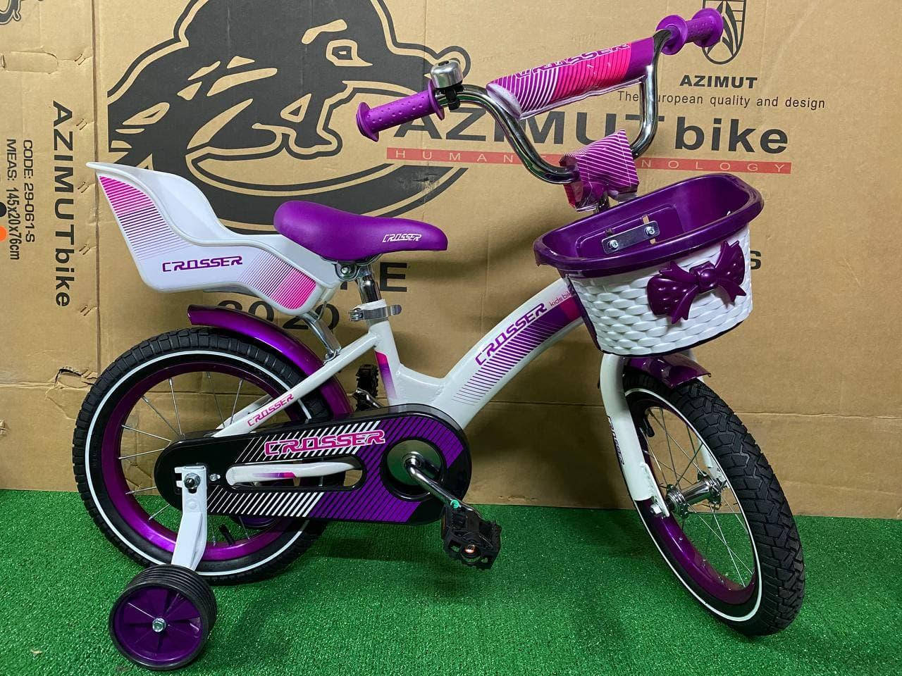 

Детский двухколесный велосипед Crosser KIDS bike 20 дюймов, Разные цвета