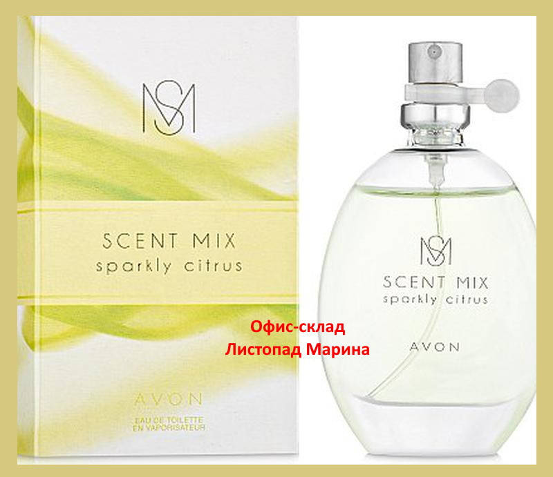 

Уценка! Туалетная вода Sparkly Citrus, 30 мл Scent Essense Mix Avon для Нее, 30 мл