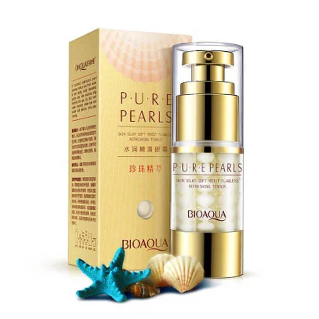 

Увлажняющий крем для кожи вокруг глаз с жемчугом BIOAQUA Pure Pearls, 25g.