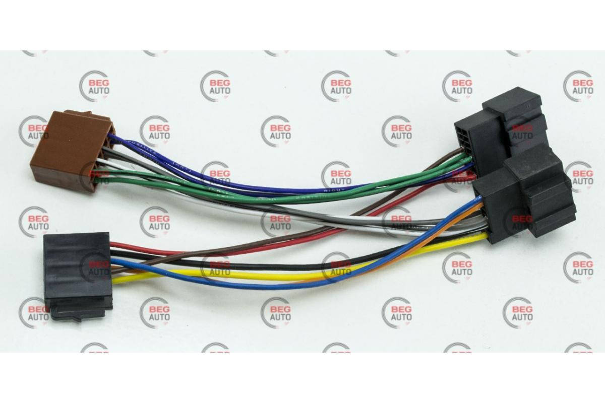 

Разъем автомагнитолы Aveo ISO "папа" на ЕВРО "мама" разделенный