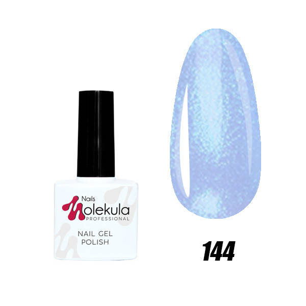 

Гель-лак для ногтей Molekula №144 Голубой с мерцанием 11 мл (16652Gu)