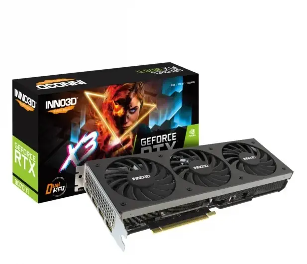 

Inno3D GeForce RTX 3070 Ti X3 LHR 8GB GDDR6X N307T3-086X-1820VA45