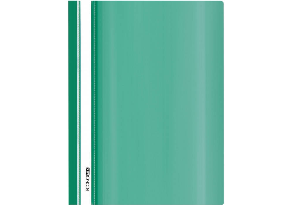 

Папка швидкозшивач А5 без перфорацією Economix глянець зелена Е31507-04, Зелёный