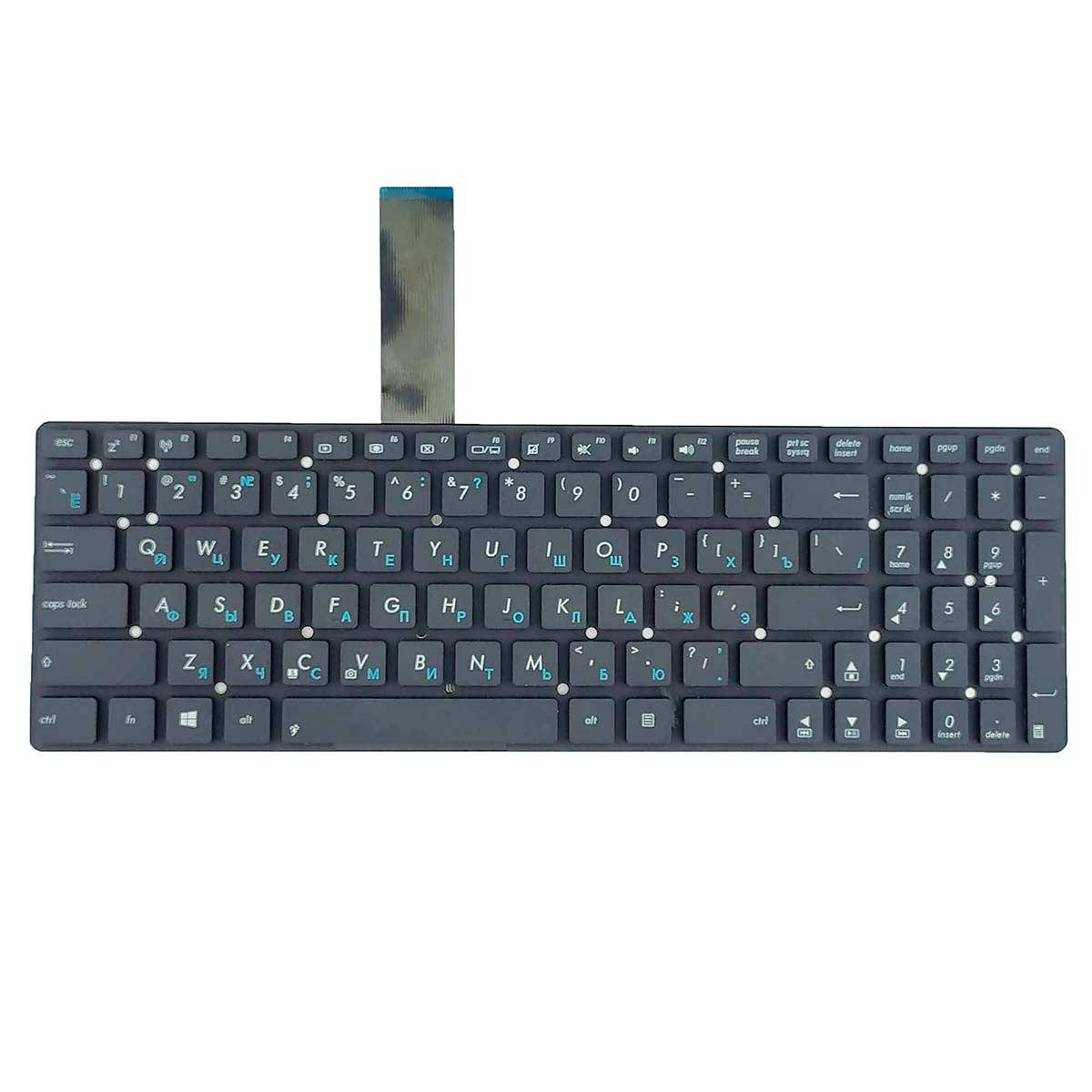 

Клавиатура для Asus K55xi A55V A75V K55V K75V, RU, черная, Черный