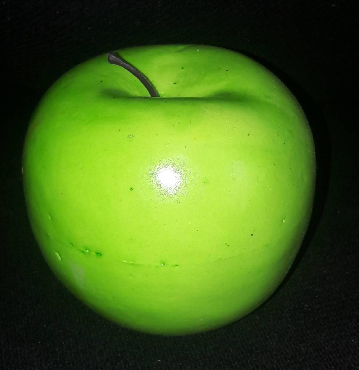 

Яблоко муляж из пенопласта 8 см зеленый