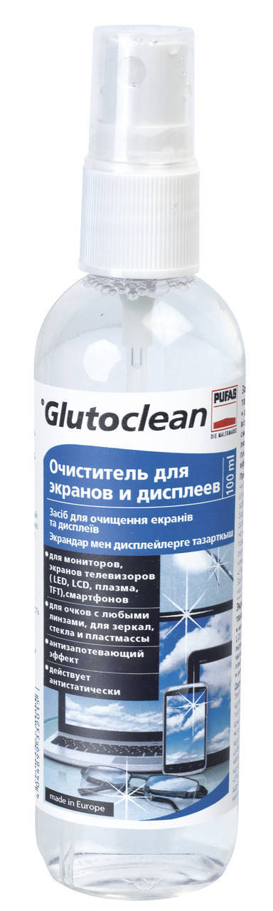 

Очиститель для экранов и дисплеев Glutoclean, 100мл