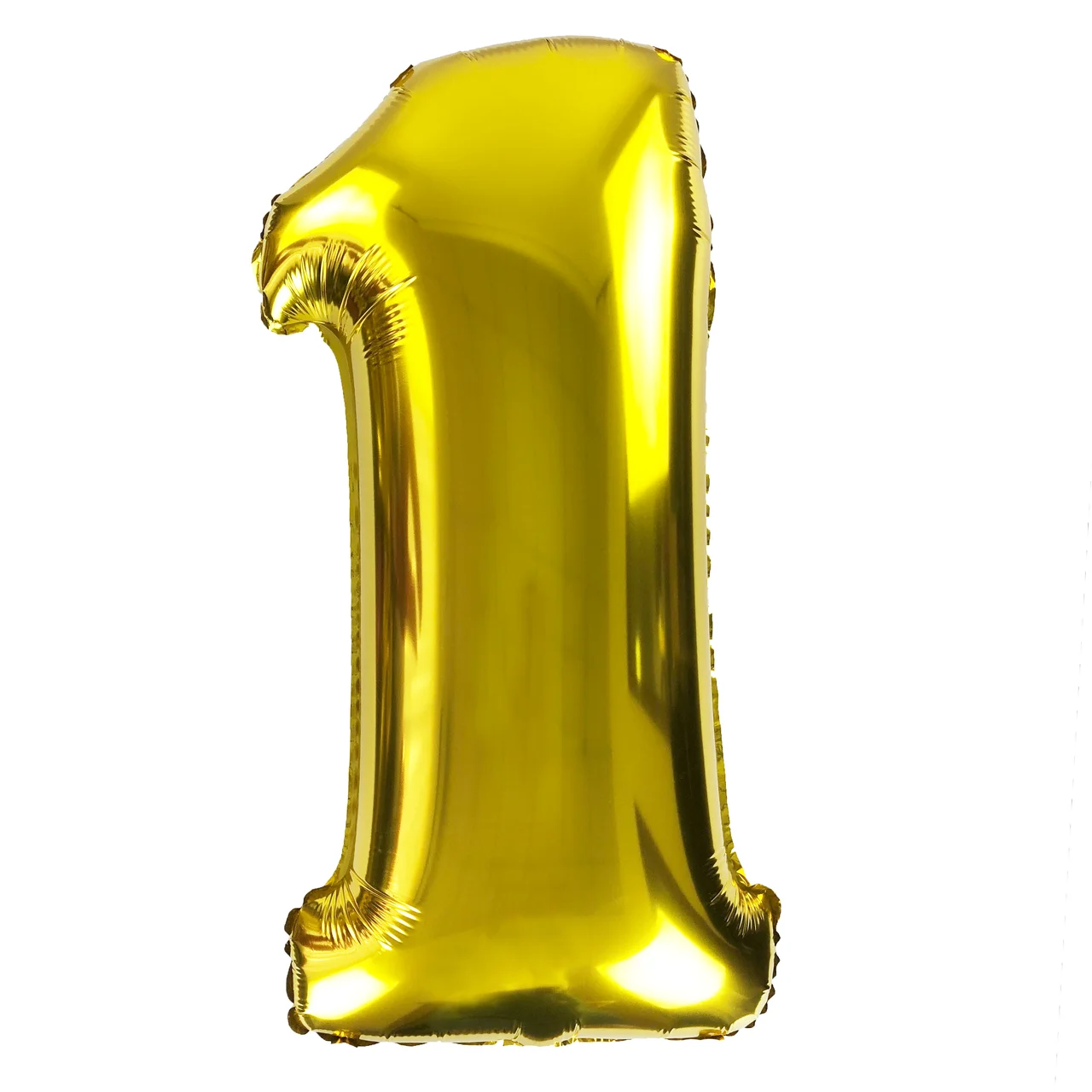 

Шар фольгированный фигурный Цифра 1 90 см Золото