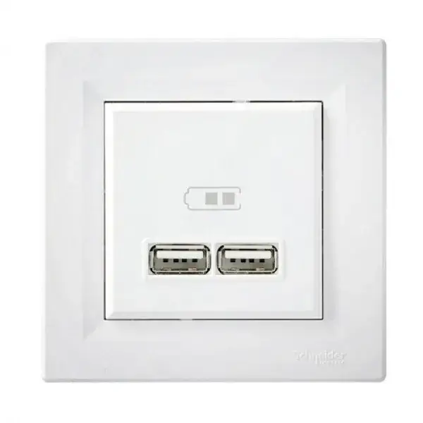 

Розетка Schneider Electric Asfora EPH2700221 USB