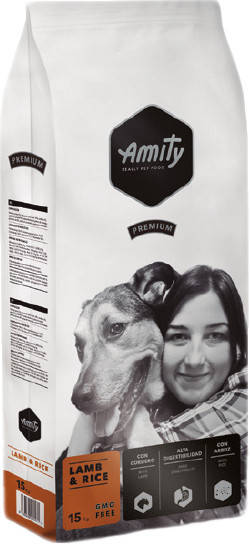 

Корм для собак Amity Lamb & Rice дієтичний з ягням і рисом 15 кг