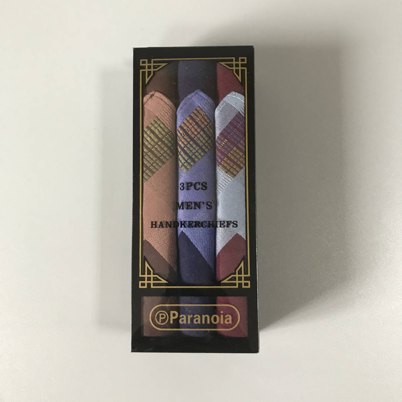 

Мужской носовой платок в коробке (сатин), Разные цвета