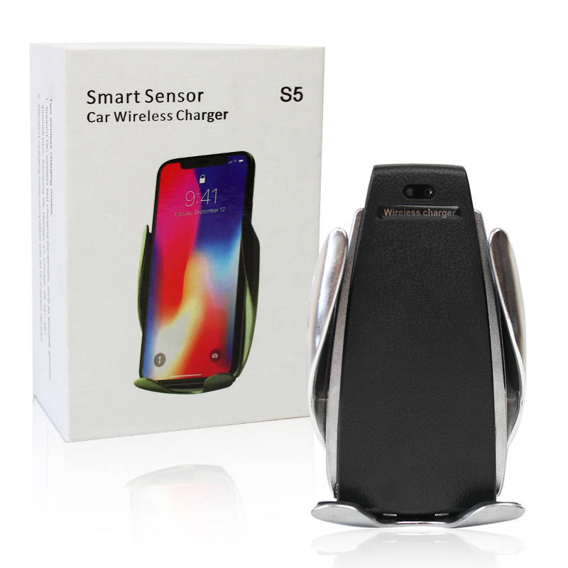 

Беспроводная зарядка держатель сенсорная в автомобиль Smart Sensor Car Wireless S5 150144