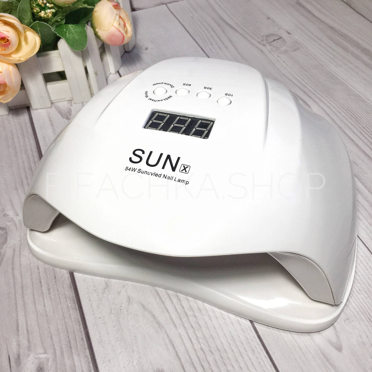 

Лампа для маникюра и педикюра LED + UV, сушка для гель-лака, ногтей Sun X 54 W, Белый