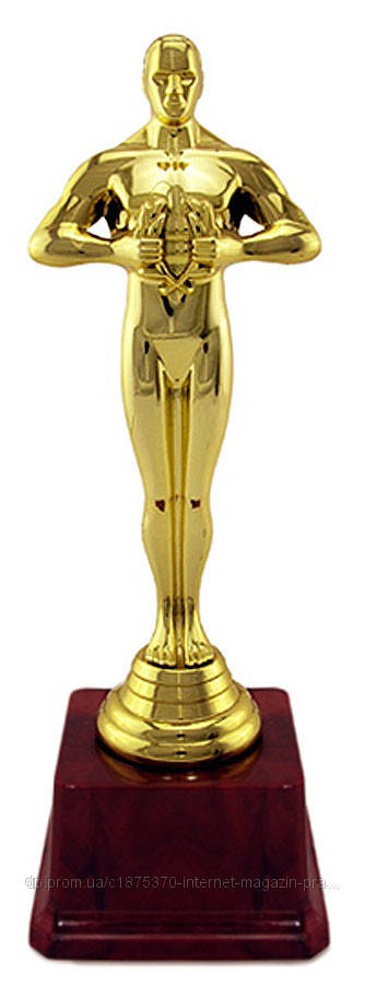 

Статуэтка Оскар 19 см, Золотистый