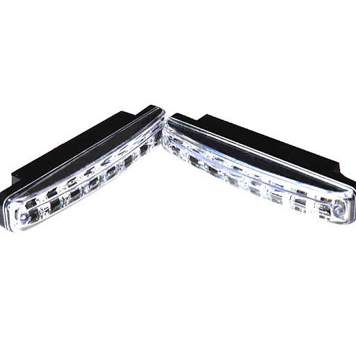 

Дневные ходовые огни 8 SMD диодов 1.8W L-16см (светодиодные фары дневного света)